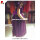 Wholesale one piece dark purple backless dress